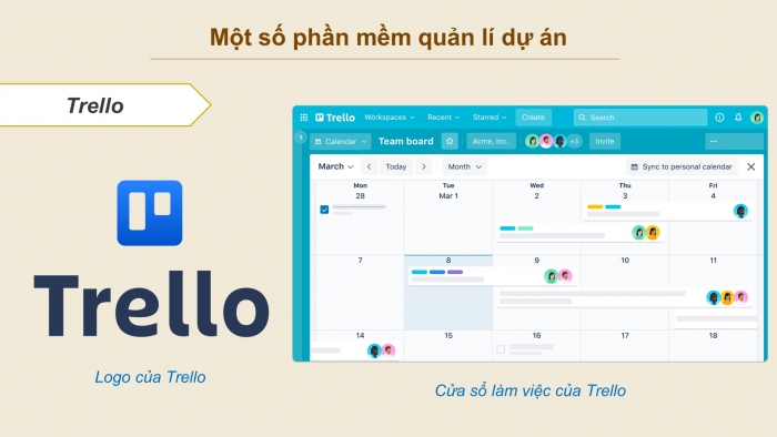 Giáo án điện tử chuyên đề Tin học ứng dụng 12 chân trời Bài 1.1: Dự án và phần mềm quản lí dự án
