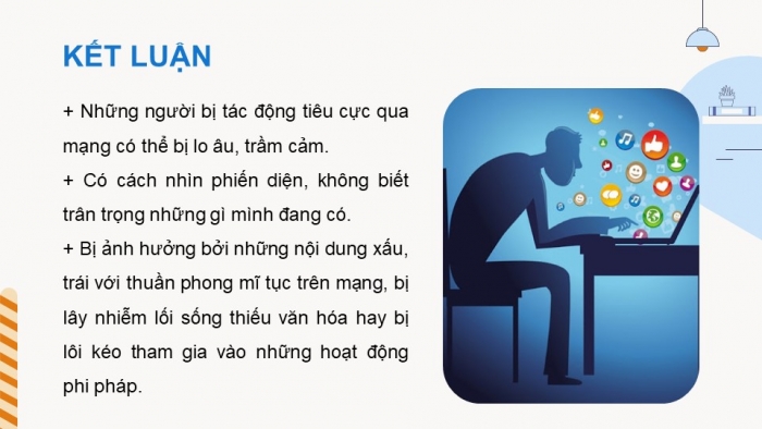 Giáo án điện tử Tin học 9 cánh diều Chủ đề D Bài 1: Một số tác động tiêu cực của công nghệ kĩ thuật số