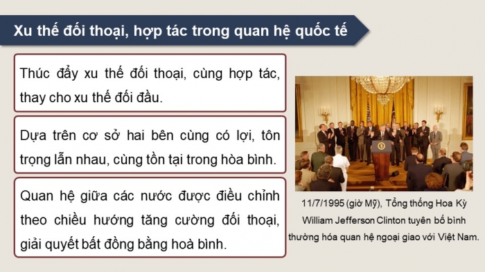 Giáo án điện tử Lịch sử 12 kết nối Bài 3: Trật tự thế giới sau Chiến tranh lạnh