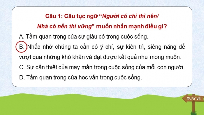 Giáo án PPT dạy thêm Tiếng Việt 5 cánh diều Bài 4: Tục ngữ về ý chí, nghị lực, Luyện tập tả người (Viết bài văn)