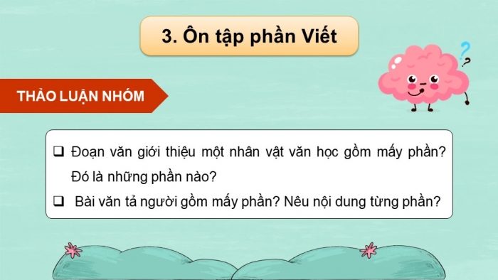 Giáo án PPT dạy thêm Tiếng Việt 5 cánh diều Bài 5: Ôn tập giữa học kì I (Tiết 1)