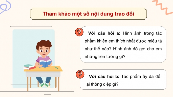 Giáo án điện tử Tiếng Việt 5 cánh diều Bài 1: Trao đổi Em đọc sách báo