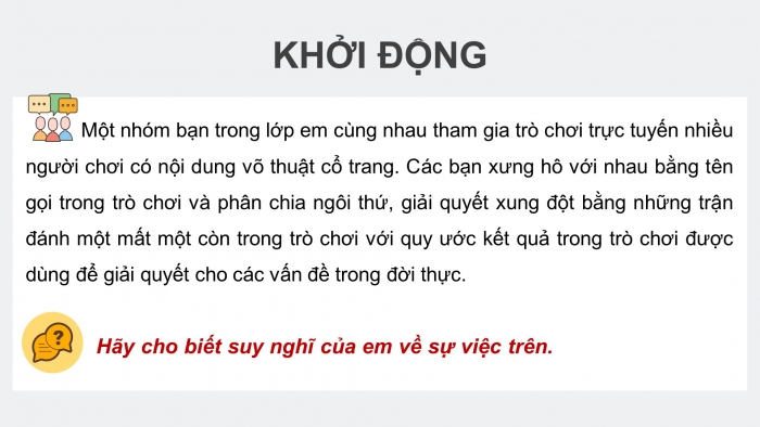 Giáo án điện tử Tin học ứng dụng 12 chân trời Bài D2: Gìn giữ tính nhân văn trong không gian mạng