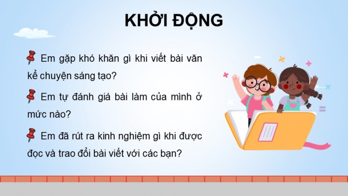 Giáo án điện tử Tiếng Việt 5 kết nối Bài 5: Đánh giá, chỉnh sửa bài văn kể chuyện sáng tạo