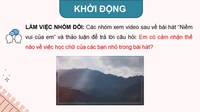 Giáo án điện tử Tiếng Việt 5 cánh diều Bài 1: Chuyện một người thầy