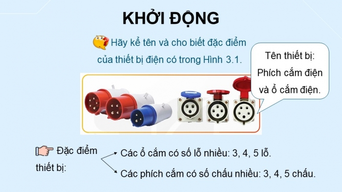 Giáo án điện tử Công nghệ 12 Điện - Điện tử Kết nối Bài 3: Mạch điện xoay chiều ba pha