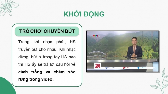 Giáo án điện tử Công nghệ 12 Lâm nghiệp Thủy sản Cánh diều Bài 5: Hoạt động trồng và chăm sóc rừng