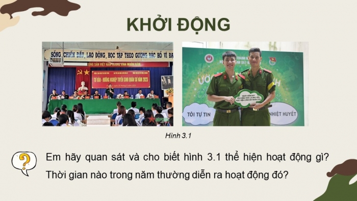 Giáo án điện tử Quốc phòng an ninh 12 cánh diều Bài 3: Công tác tuyển sinh, đào tạo trong các trường Quân đội nhân dân Việt Nam và Công an nhân dân Việt Nam