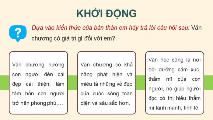 Giáo án điện tử Ngữ văn 9 chân trời Bài 2: Ôn tập