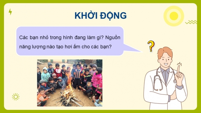 Giáo án điện tử Khoa học 5 cánh diều Bài 5: Năng lượng và năng lượng chất đốt