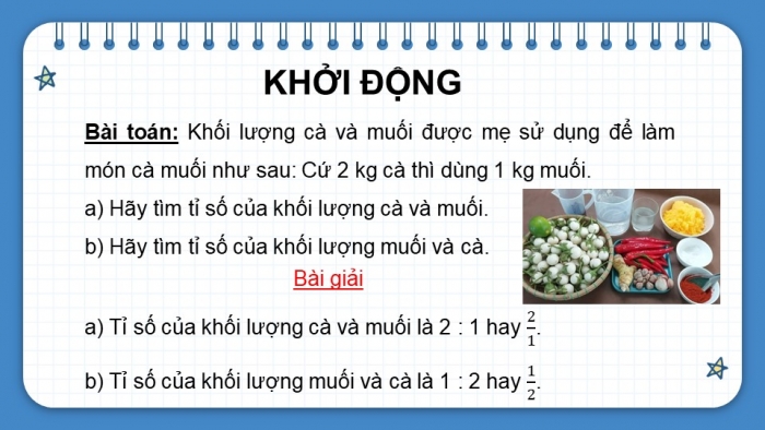 Giáo án PPT dạy thêm Toán 5 Chân trời bài 5: Tỉ số