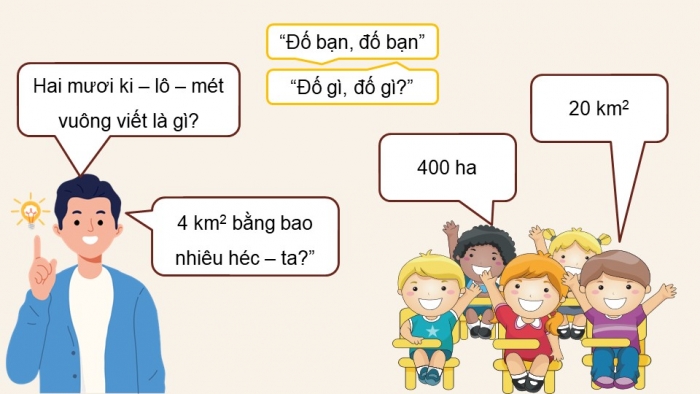 Giáo án PPT dạy thêm Toán 5 Chân trời bài 14: Ki-lô-mét vuông