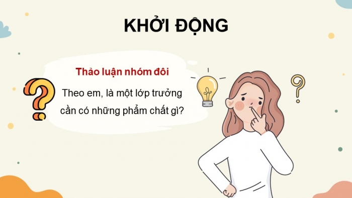 Giáo án PPT dạy thêm Tiếng Việt 5 cánh diều Bài 2: Lớp trưởng lớp tôi, Tả người (Cấu tạo của bài văn)