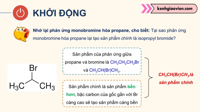 Giáo án điện tử chuyên đề hóa học 12 kết nối bài 1: Đại cương về cơ chế phản ứng