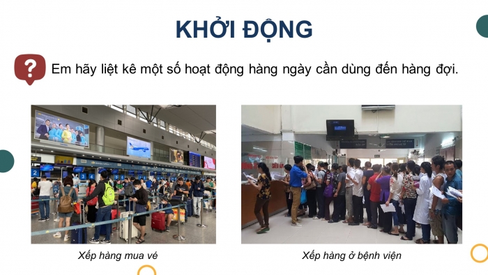 Giáo án điện tử chuyên đề Khoa học máy tính 12 chân trời Bài 1.3: Ứng dụng của hàng đợi