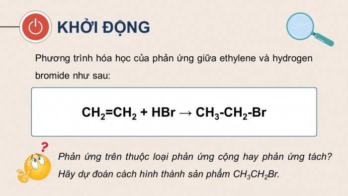 Giáo án điện tử chuyên đề Hoá học 12 cánh diều Bài 1: Giới thiệu về cơ chế phản ứng và các tiểu phân trung gian trong phản ứng hoá học hữu cơ