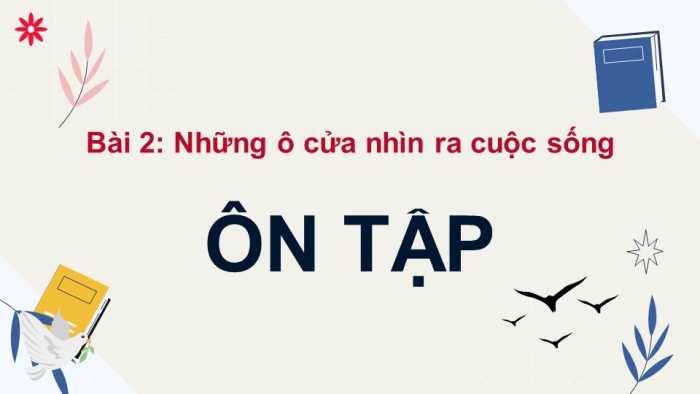 Giáo án điện tử Ngữ văn 12 chân trời Bài 2: Ôn tập