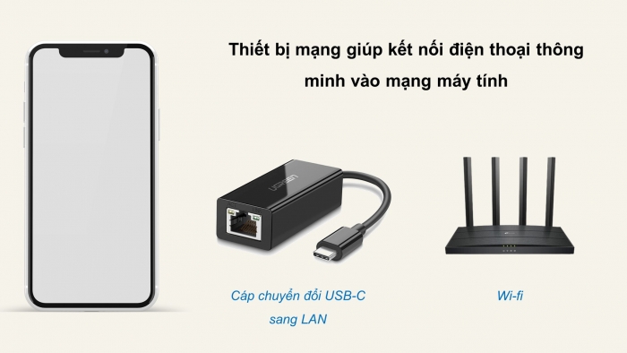 Giáo án điện tử Khoa học máy tính 12 chân trời Bài B3: Thực hành kết nối và sử dụng mạng trên thiết bị thông minh