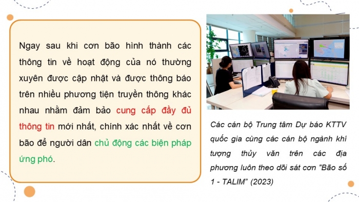 Giáo án điện tử Tin học 9 chân trời Bài 2: Chất lượng thông tin trong giải quyết vấn đề