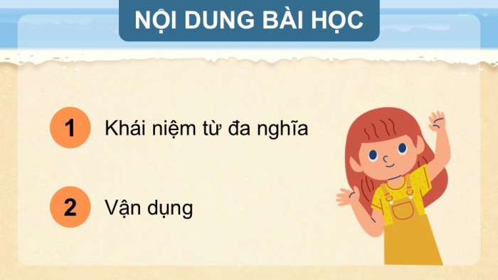 Giáo án điện tử Tiếng Việt 5 kết nối Bài 13: Từ đa nghĩa