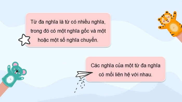 Giáo án điện tử Tiếng Việt 5 kết nối Bài 15: Luyện tập về từ đa nghĩa