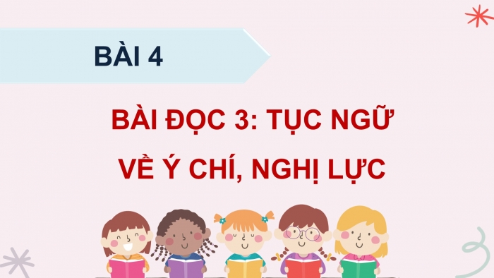 Giáo án điện tử Tiếng Việt 5 cánh diều Bài 4: Tục ngữ về ý chí, nghị lực