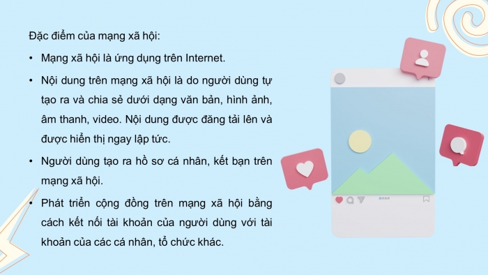 Giáo án điện tử bài 2: Thực hành sử dụng mạng xã hội