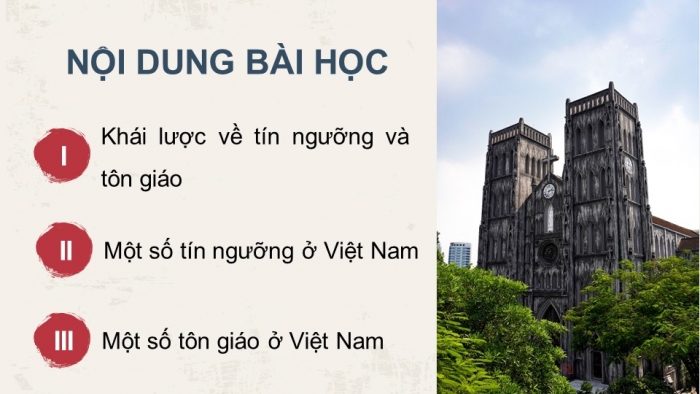 Giáo án điện tử chuyên đề Lịch sử 12 chân trời CĐ 1 Phần 2: Một số tín ngưỡng ở Việt Nam