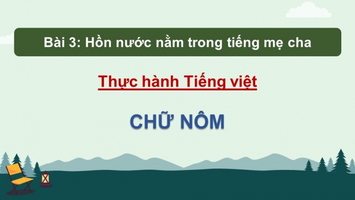 Giáo án điện tử Ngữ văn 9 kết nối Bài 3: Thực hành tiếng Việt (1)