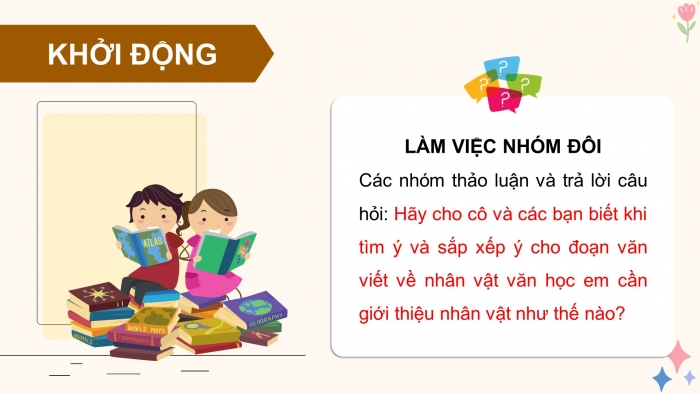 Giáo án điện tử Tiếng Việt 5 cánh diều Bài 1: Luyện tập viết đoạn văn giới thiệu một nhân vật văn học (Thực hành viết)