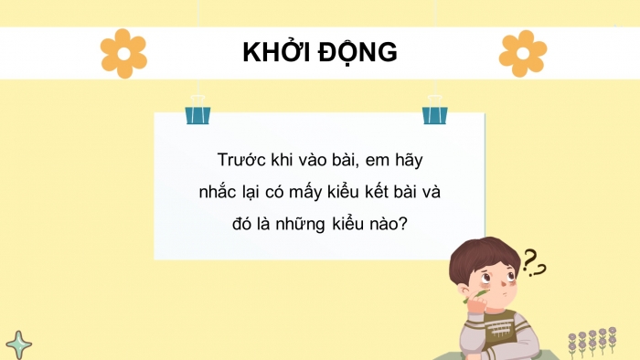 Giáo án điện tử Tiếng Việt 5 cánh diều Bài 3: Luyện tập tả người (Viết kết bài)