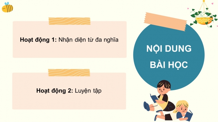 Giáo án điện tử Tiếng Việt 5 cánh diều Bài 4: Luyện tập về từ đa nghĩa