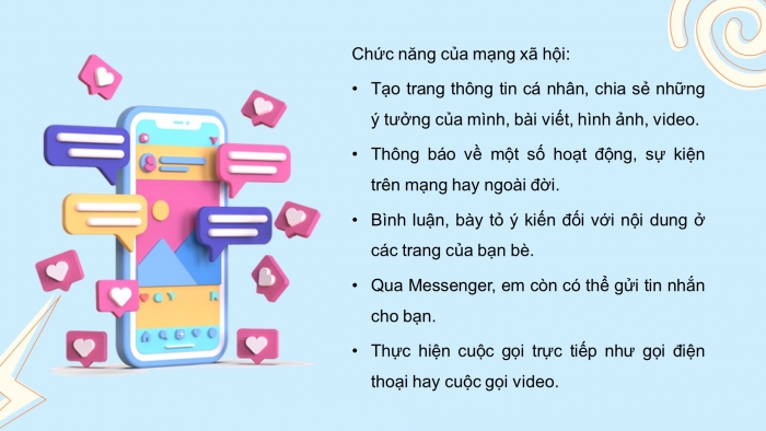 Giáo án điện tử bài 2: Thực hành sử dụng mạng xã hội