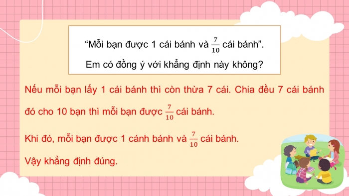 Giáo án PPT dạy thêm Toán 5 Kết nối bài 7: Hỗn số