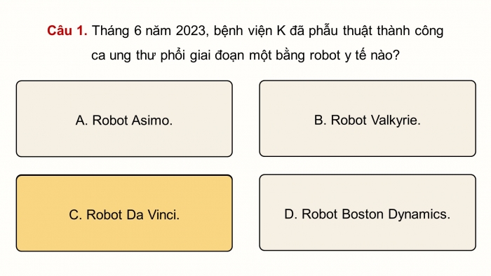 Giáo án điện tử Tin học ứng dụng 12 chân trời Bài A2: Trí tuệ nhân tạo và cuộc sống (P2)