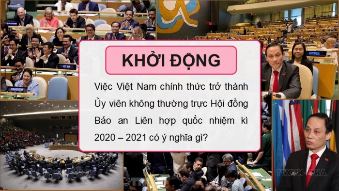 Giáo án điện tử Lịch sử 12 cánh diều Bài 1: Liên hợp quốc