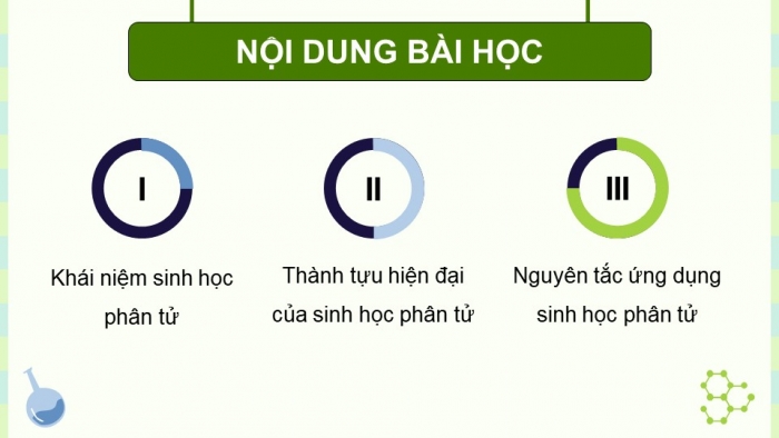 Giáo án điện tử chuyên đề Sinh học 12 chân trời Bài 1: Khái quát sinh học phân tử và các thành tựu