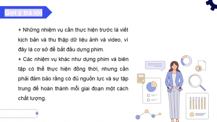 Giáo án điện tử chuyên đề tin học ứng dụng 12 kết nối bài 2: Thiết lập tiến độ dự án