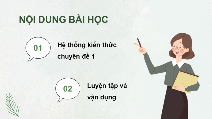 Giáo án điện tử chuyên đề Công nghệ 12 Lâm nghiệp Thuỷ sản Cánh diều Ôn tập CĐ 1