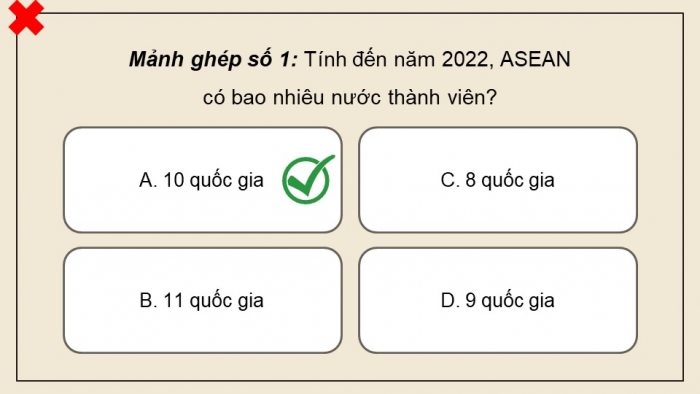 Giáo án điện tử Lịch sử 12 kết nối Bài 4: Sự ra đời và phát triển của Hiệp hội các quốc gia Đông Nam Á (ASEAN)