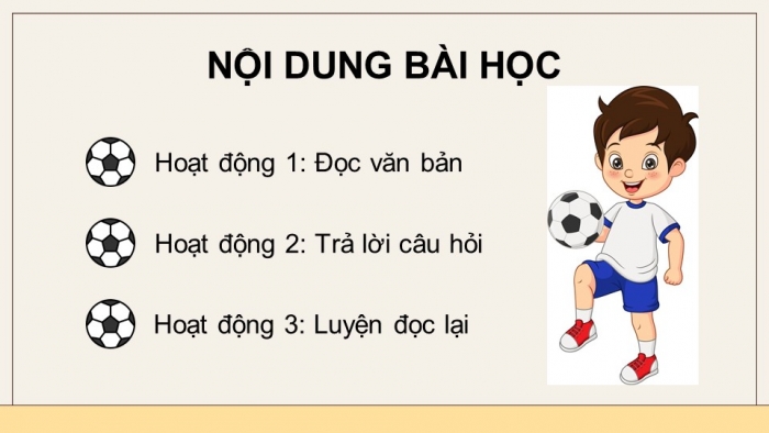 Giáo án điện tử Tiếng Việt 5 kết nối Bài 6: Ngôi sao sân cỏ