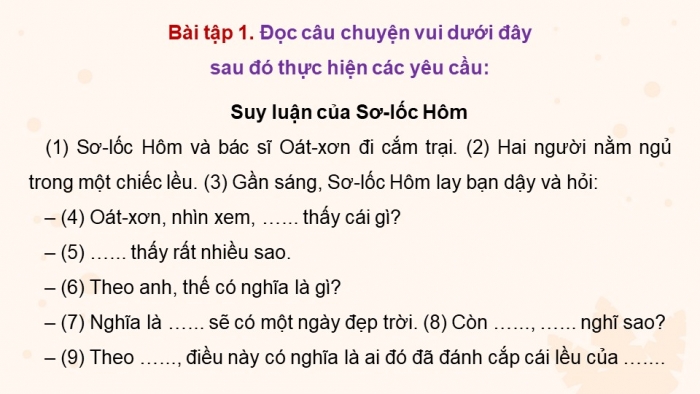 Giáo án điện tử Tiếng Việt 5 kết nối Bài 7: Luyện tập về đại từ (tiếp theo)