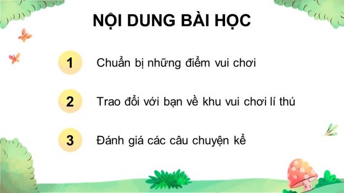 Giáo án điện tử Tiếng Việt 5 kết nối Bài 8: Những điểm vui chơi lí thú