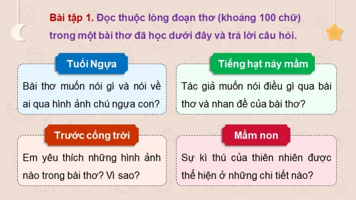 Giáo án điện tử Tiếng Việt 5 kết nối Bài Ôn tập và Đánh giá giữa học kì I (Tiết 3 + 4)