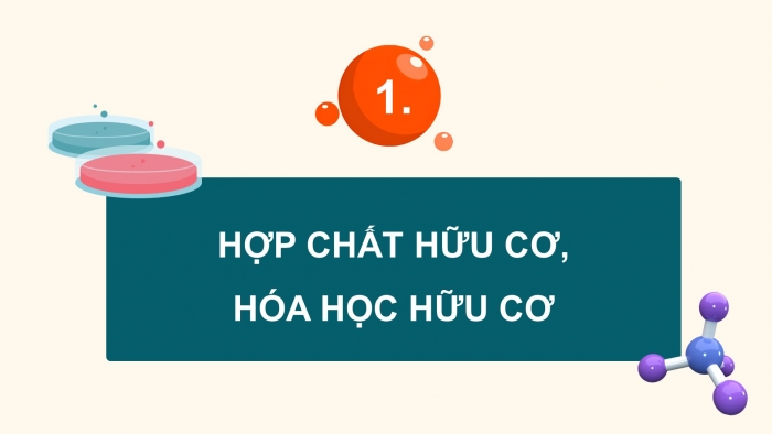 Giáo án điện tử KHTN 9 chân trời - Phân môn Hoá học Bài 20: Giới thiệu về hợp chất hữu cơ