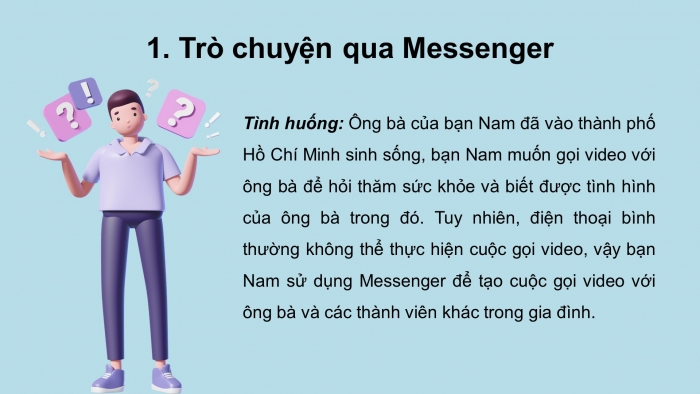 Giáo án điện tử bài 3: Trao đổi thông tin trên mạng xã hội