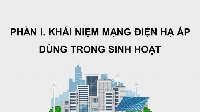 Giáo án điện tử Công nghệ 12 Điện - Điện tử Cánh diều Bài 7: Mạng điện hạ áp dùng trong sinh hoạt