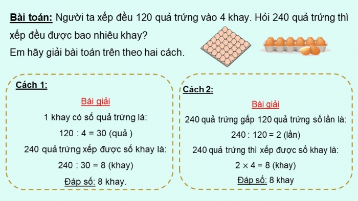 Giáo án PPT dạy thêm Toán 5 Chân trời bài 8: Ôn tập và bổ sung bài toán liên quan đến rút về đơn vị