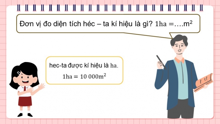 Giáo án PPT dạy thêm Toán 5 Chân trời bài 13: Héc-ta