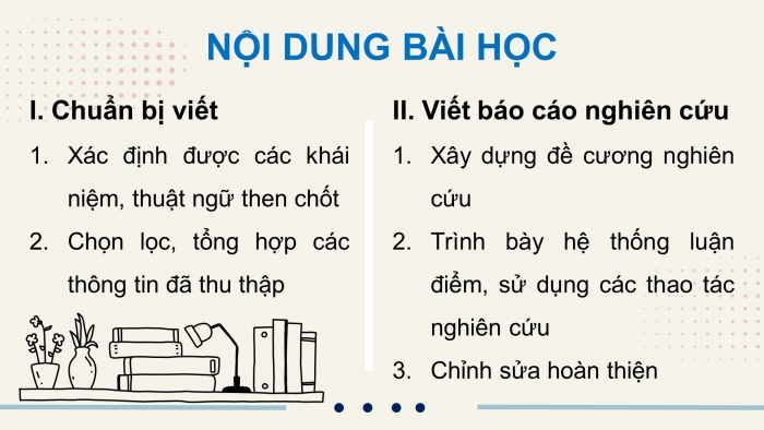 Giáo án điện tử chuyên đề ngữ văn 12 kết nối CĐ 1 phần 2: Viết báo cáo nghiên cứu về một vấn đề văn học hiện đại